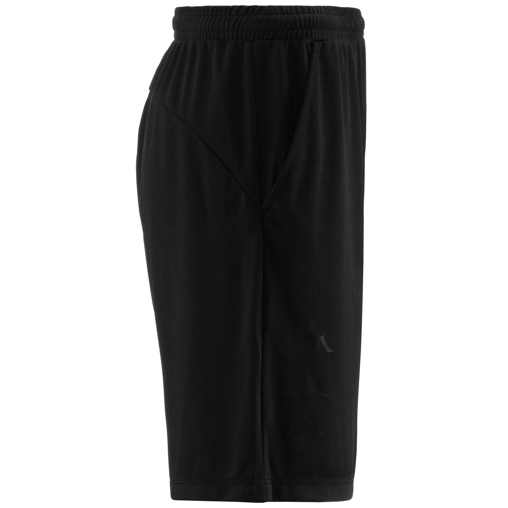 Shorts Man ESILVI Sport  Shorts BLACK Dressed Front (jpg Rgb)	
