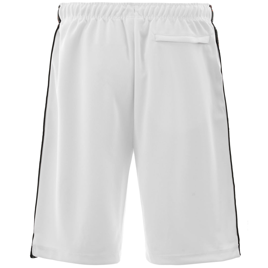 Shorts Man AUTHENTIC LIVIO Sport  Shorts WHITE-BLACK-GREY ANTHRACITE-RED Dressed Side (jpg Rgb)		