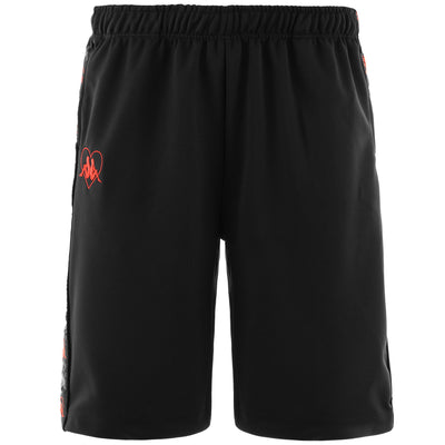 Shorts Man AUTHENTIC LIVIO Sport  Shorts BLACK-GREYDK-RED Photo (jpg Rgb)			