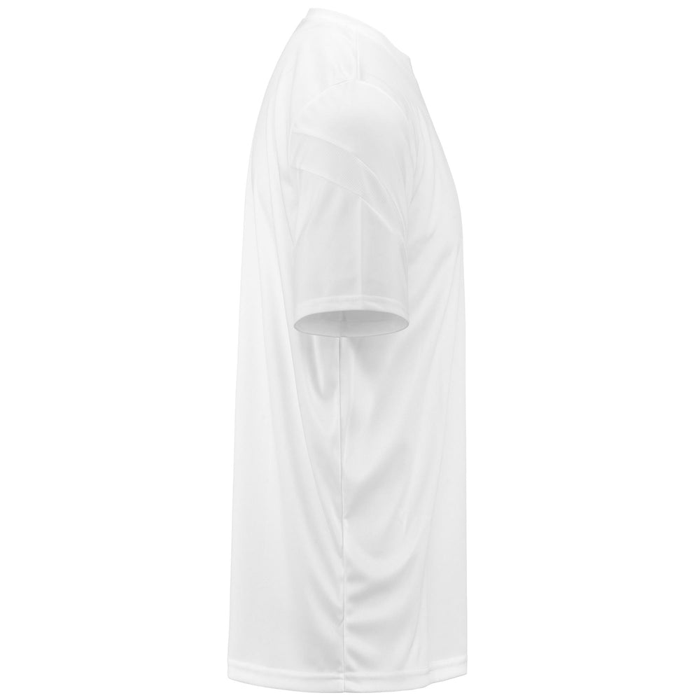 Active Jerseys Man KAPPA4SOCCER DOVOC Shirt WHITE Dressed Front (jpg Rgb)	