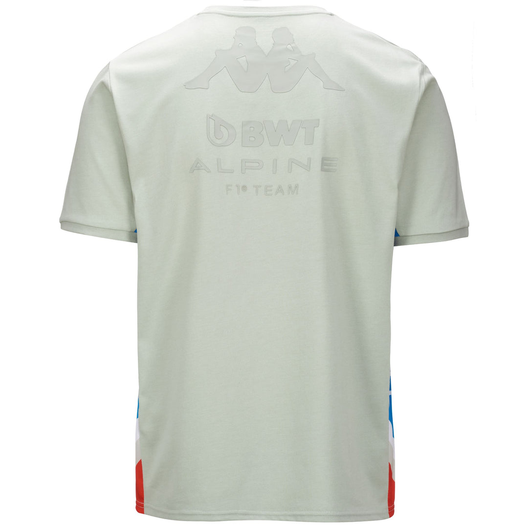 T-ShirtsTop Man ANSER ALPINE F1 T-Shirt GREY LT-LIQUID BLUE-RED Dressed Side (jpg Rgb)		