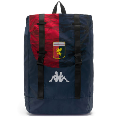 Bags Unisex ARECKO GENOA Backpack BLUE DK-RED Photo (jpg Rgb)			