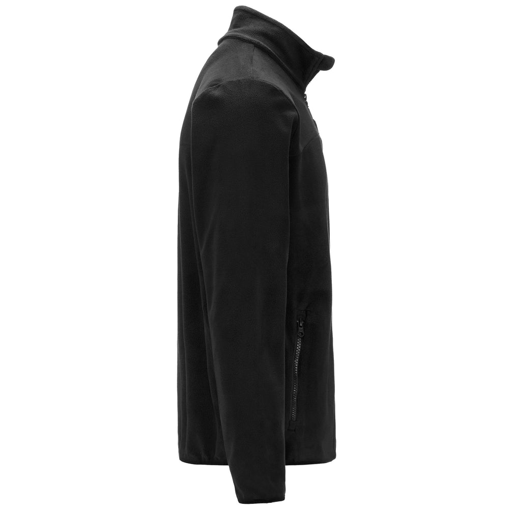 Fleece Man WIND Jacket BLACK Dressed Front (jpg Rgb)	