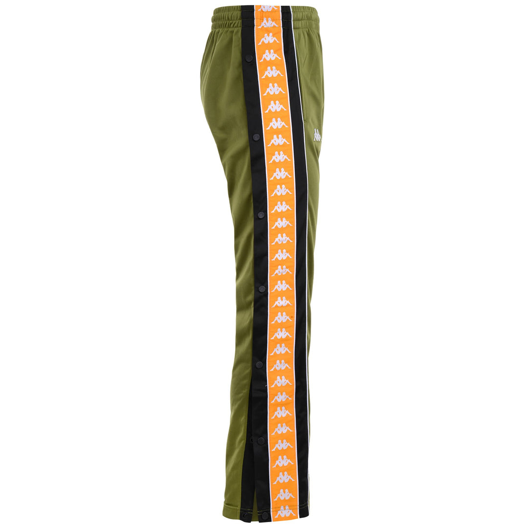 Pants Man 222 BANDA BIG BAY Sport Trousers GREEN-BLACK-ORANGE Dressed Front (jpg Rgb)	