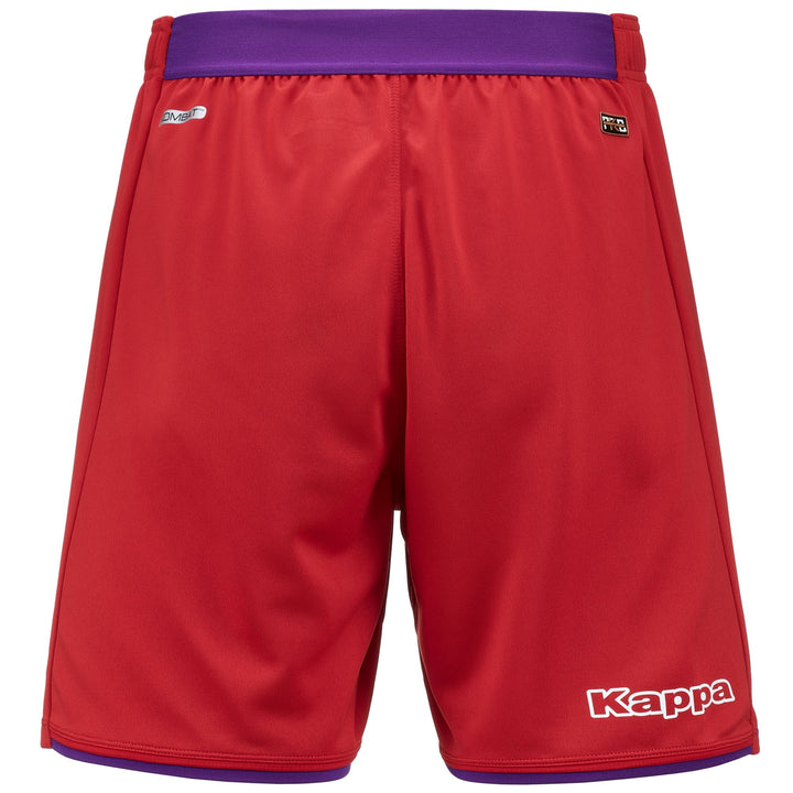 Shorts Man KOMBAT RYDER PRO FIORENTINA Sport  Shorts RED BLAZE - VIOLET INDIGO Dressed Side (jpg Rgb)		
