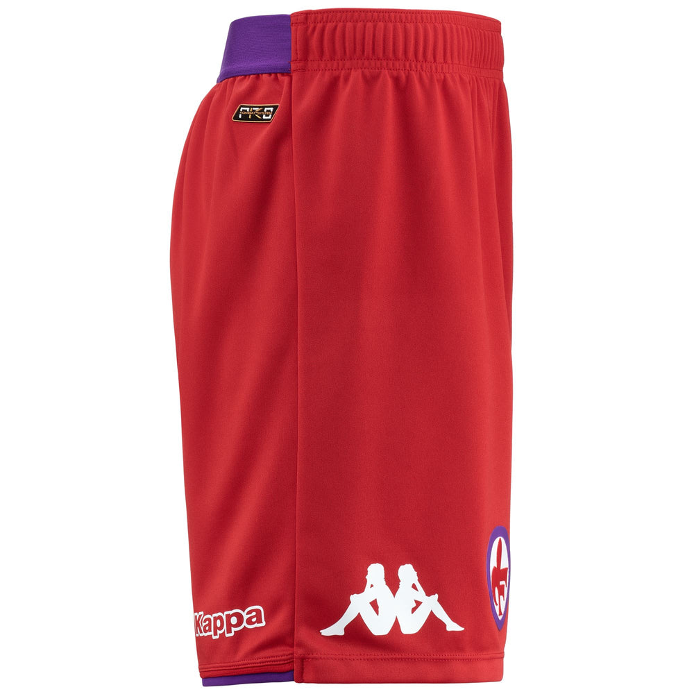 Shorts Man KOMBAT RYDER PRO FIORENTINA Sport  Shorts RED BLAZE - VIOLET INDIGO Dressed Front (jpg Rgb)	