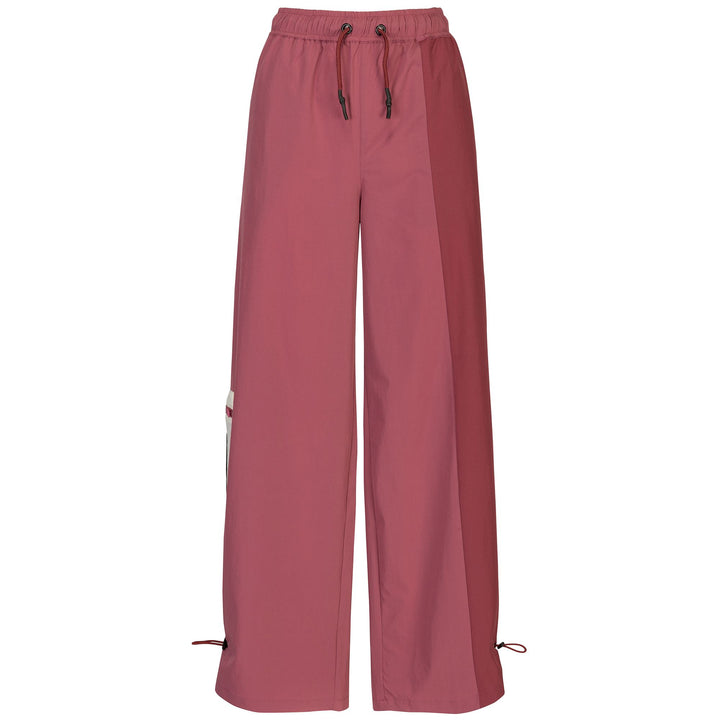 Pants Woman AUTHENTIC TIER ONE LARA Sport Trousers PINK DUSTY-RED FADED-WHITE ANTIQUE Photo (jpg Rgb)			
