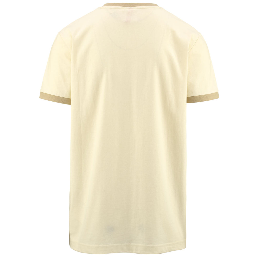 T-ShirtsTop Man AUTHENTIC TIER ONE LARIO T-Shirt WHITE ANTIQUE - BEIGE LT Dressed Side (jpg Rgb)		
