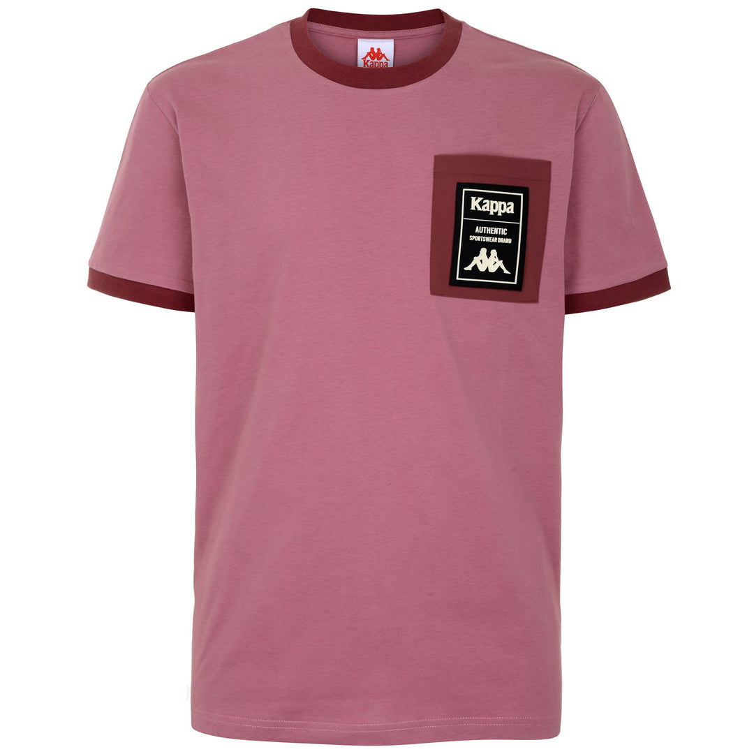 T-ShirtsTop Man AUTHENTIC TIER ONE LARIO T-Shirt PINK DUSTY-RED FADED Photo (jpg Rgb)			