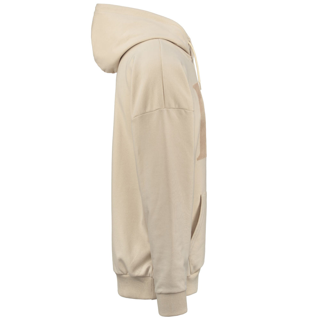 Fleece Man AUTHENTIC VASTE Jumper BEIGE-BISCUIT Dressed Front (jpg Rgb)	