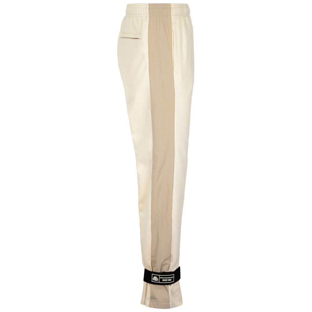 Pants Man AUTHENTIC TIER ONE LASCO Sport Trousers WHITE ANTIQUE - BEIGE LT Dressed Front (jpg Rgb)	