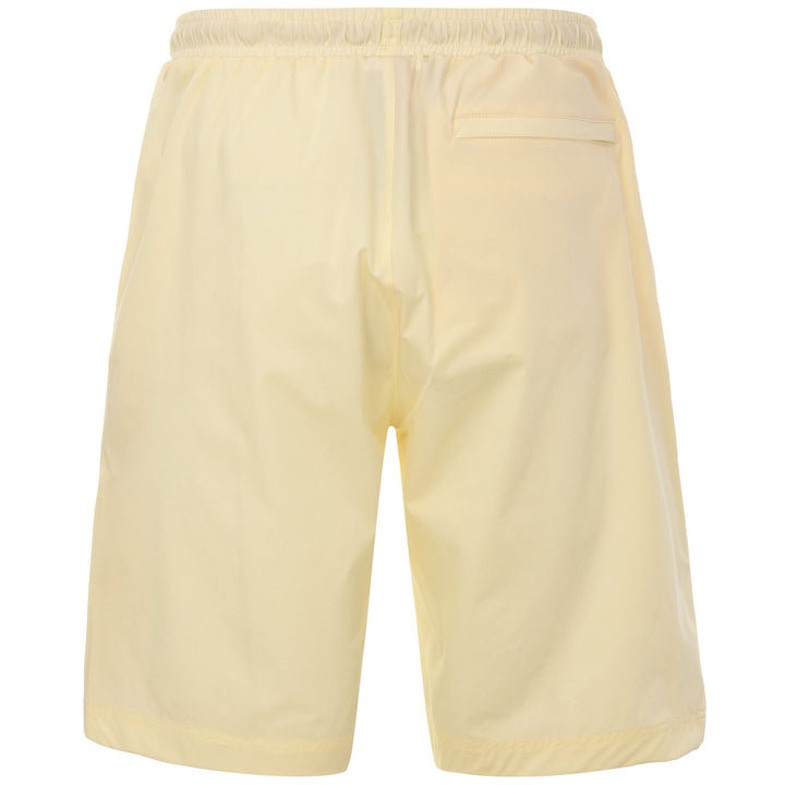 Shorts Man AUTHENTIC TIER ONE LETIS Sport  Shorts WHITE ANTIQUE - BEIGE LT Dressed Side (jpg Rgb)		