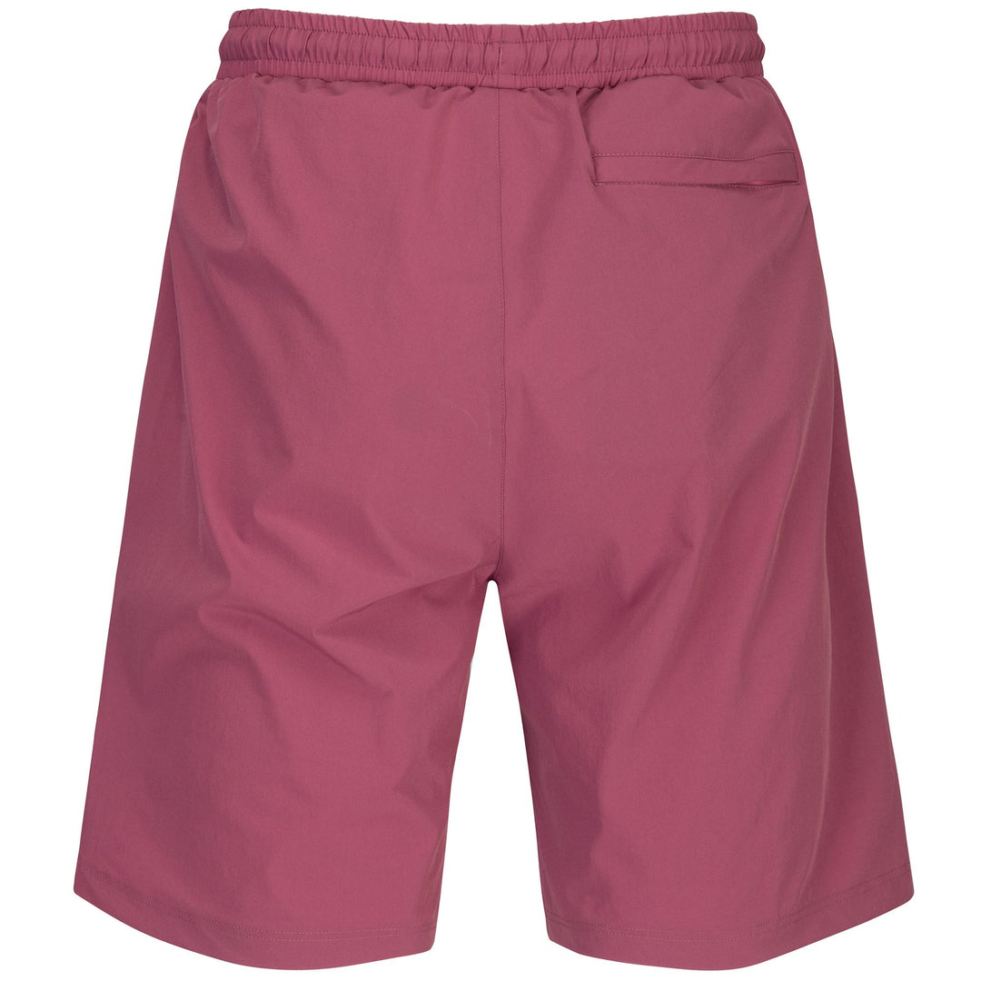 Shorts Man AUTHENTIC TIER ONE LETIS Sport  Shorts PINK DUSTY-RED FADED Dressed Front (jpg Rgb)	