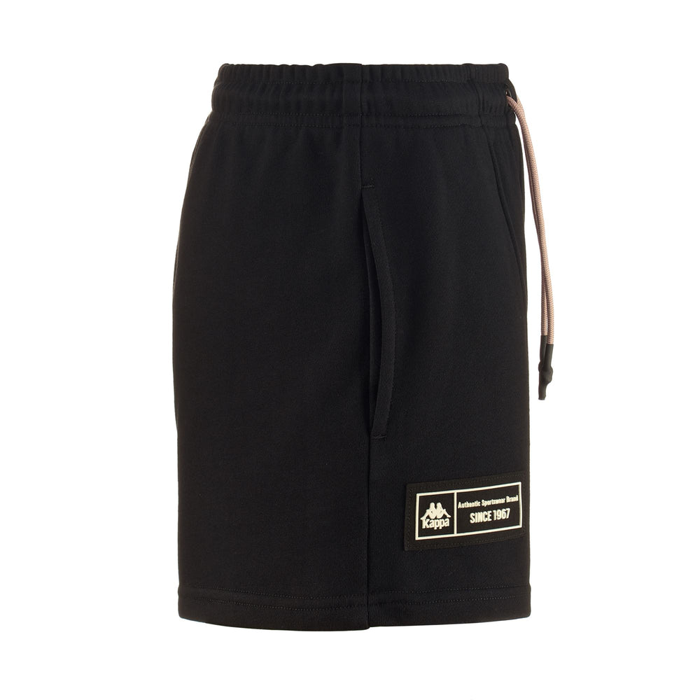 Shorts Woman AUTHENTIC TIER ONE LAZARD Sport  Shorts BLACK-PINK DUSTY Dressed Front (jpg Rgb)	