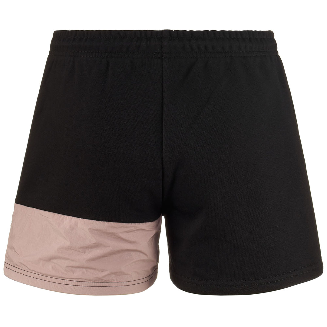 Shorts Woman AUTHENTIC TIER ONE LAZARD Sport  Shorts BLACK-PINK DUSTY Dressed Side (jpg Rgb)		