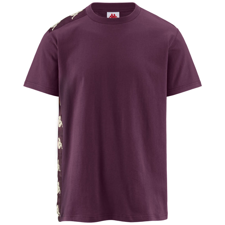 T-ShirtsTop Man 222 BANDA 10 LOVELY T-Shirt VIOLET PURPLE-ORANGE BLAZING-BEIGE NATURALE Photo (jpg Rgb)			