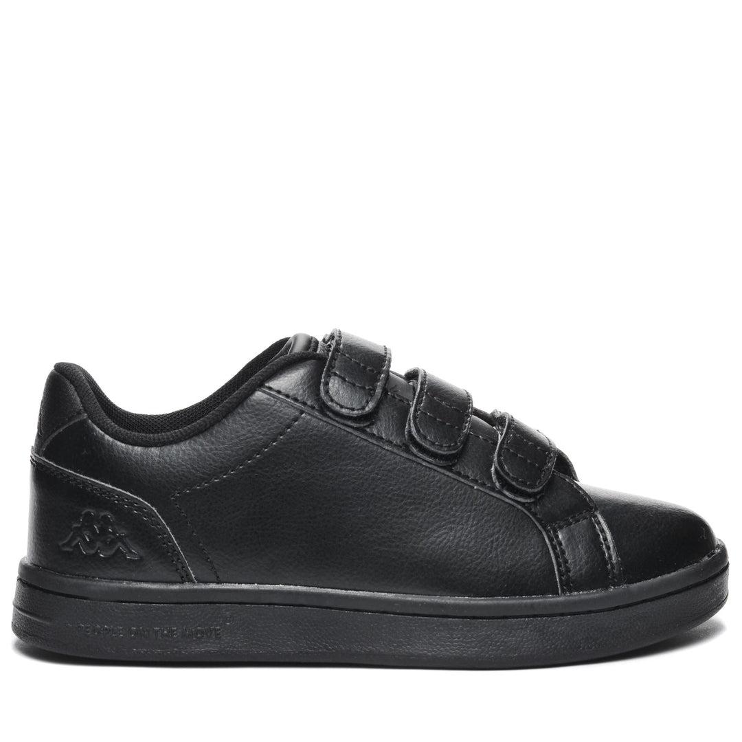 Sneakers Kid unisex LOGO GALTER 5 V KID Low Cut BLACK Photo (jpg Rgb)			
