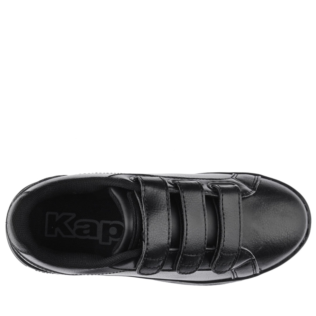 Sneakers Kid unisex LOGO GALTER 5 V KID Low Cut BLACK Dressed Back (jpg Rgb)		