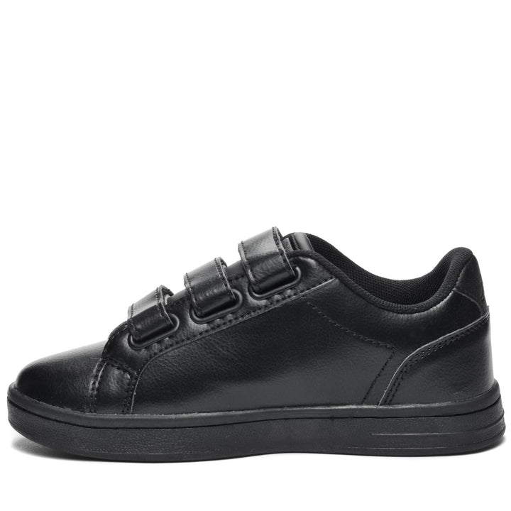 Sneakers Kid unisex LOGO GALTER 5 V KID Low Cut BLACK Dressed Side (jpg Rgb)		