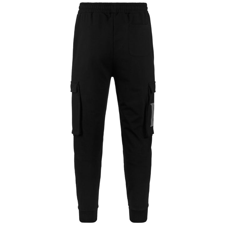 Pants Man AUTHENTIC VUKLO Sport Trousers BLACK Dressed Side (jpg Rgb)		
