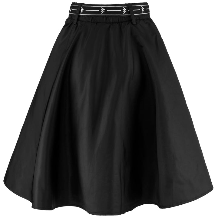 Skirts Woman AUTHENTIC JPN VERIDA Longuette BLACK Dressed Side (jpg Rgb)		