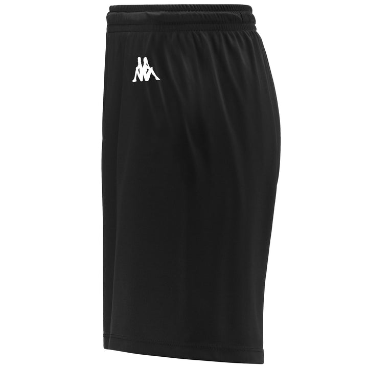 Shorts Man DUTUP Sport  Shorts BLACK - WHITE Dressed Back (jpg Rgb)		