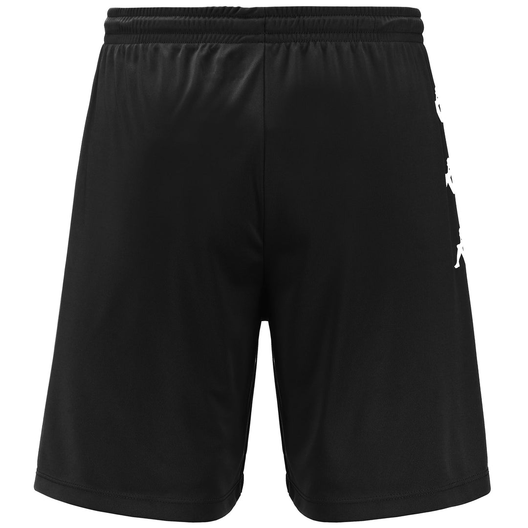 Shorts Man DUTUP Sport  Shorts BLACK - WHITE Dressed Side (jpg Rgb)		