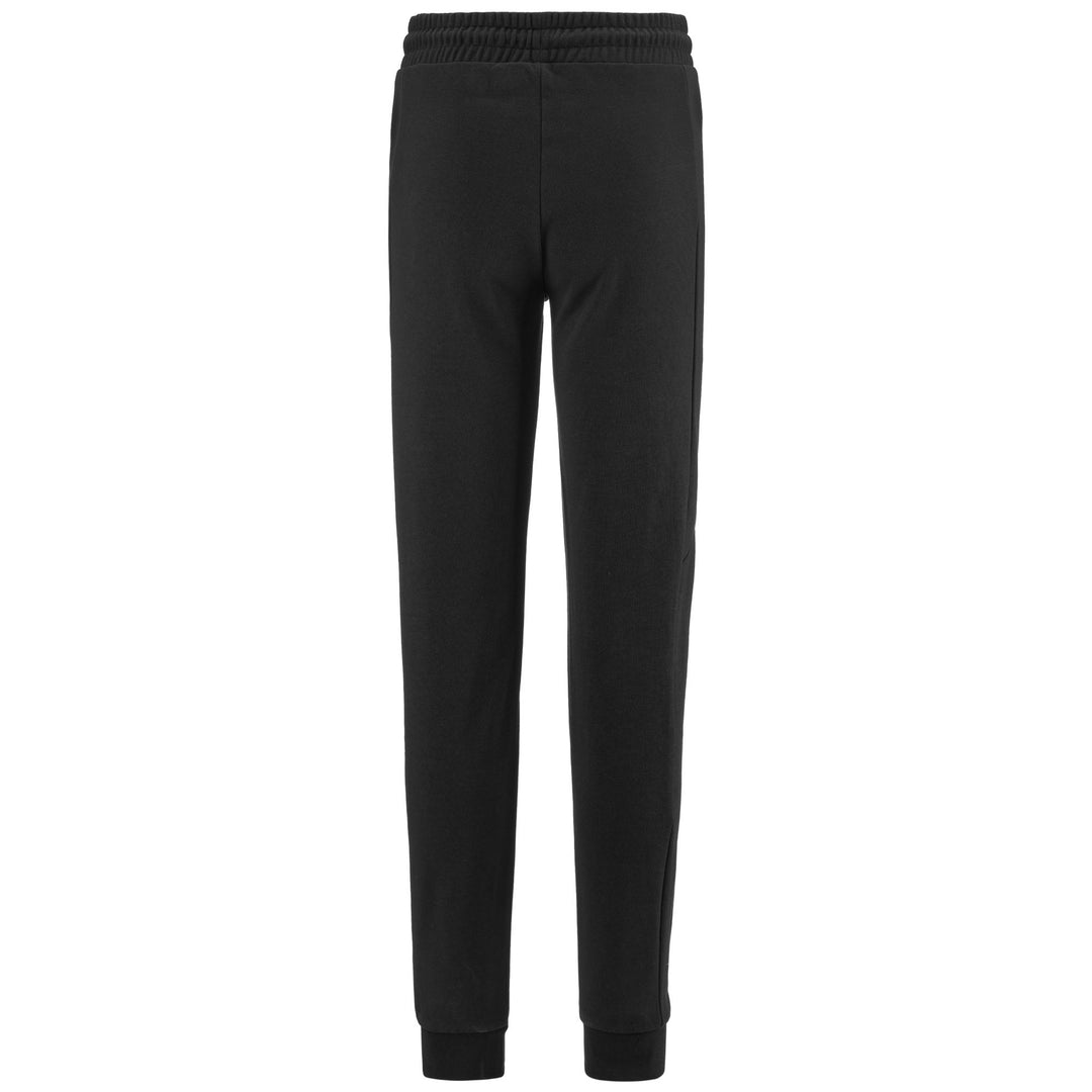 Pants Woman LOGO ESTER Sport Trousers BLACK Dressed Side (jpg Rgb)		