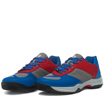 Sport Shoes Unisex KOMBAT  PADEL LOOP Low Cut BLUE ROYAL-RED-GREY LT Detail (jpg Rgb)			