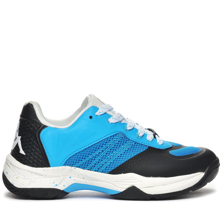 Sport Shoes Unisex KOMBAT  PADEL LOOP Low Cut BLUE TURKIS-WHITE-BLACK Photo (jpg Rgb)			