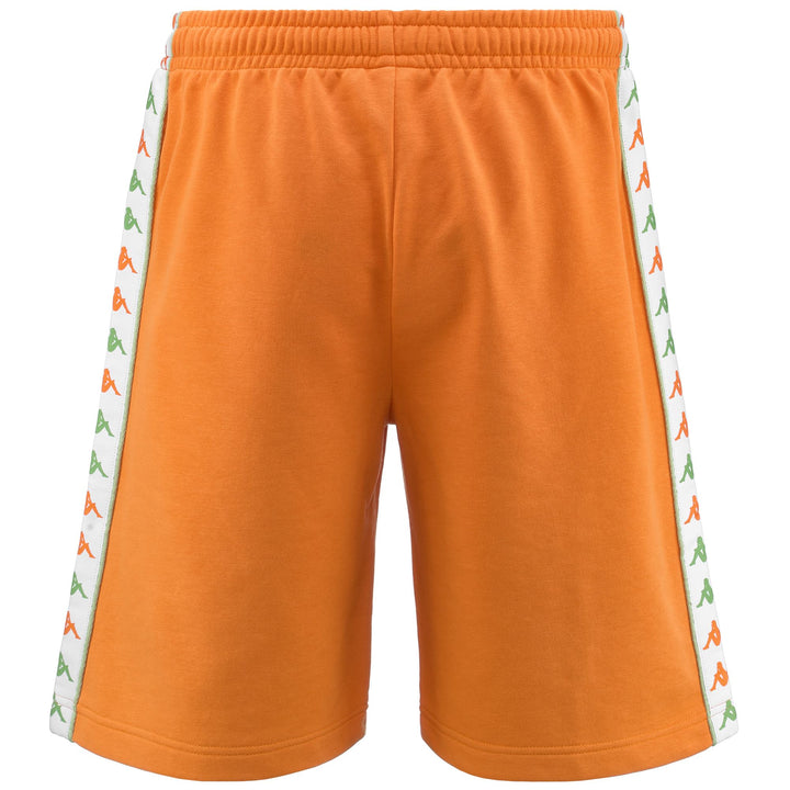 Shorts Man 222 BANDA TREADSI Sport  Shorts ORANGE RUST-WHITE-GREEN DUSTY Dressed Side (jpg Rgb)		