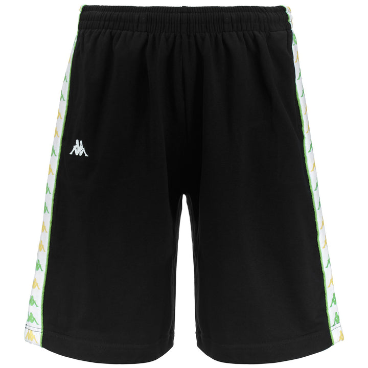 Shorts Man 222 BANDA TREADSI Sport  Shorts BLACK-WHITE-GREEN DUSTY Photo (jpg Rgb)			