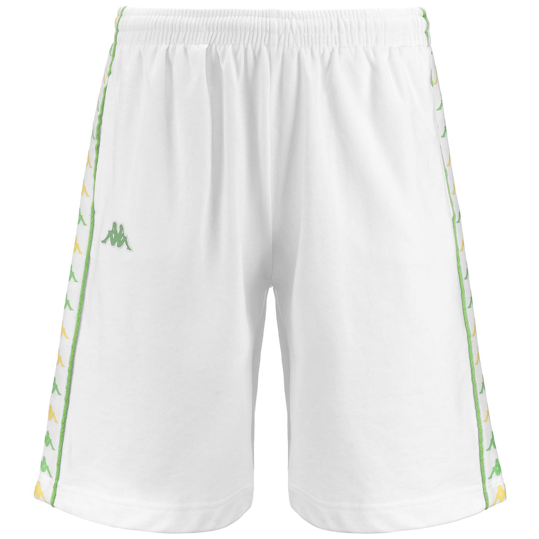 Shorts Man 222 BANDA TREADSI Sport  Shorts WHITE-GREEN DUSTY-YELLOW ANISETTE Photo (jpg Rgb)			