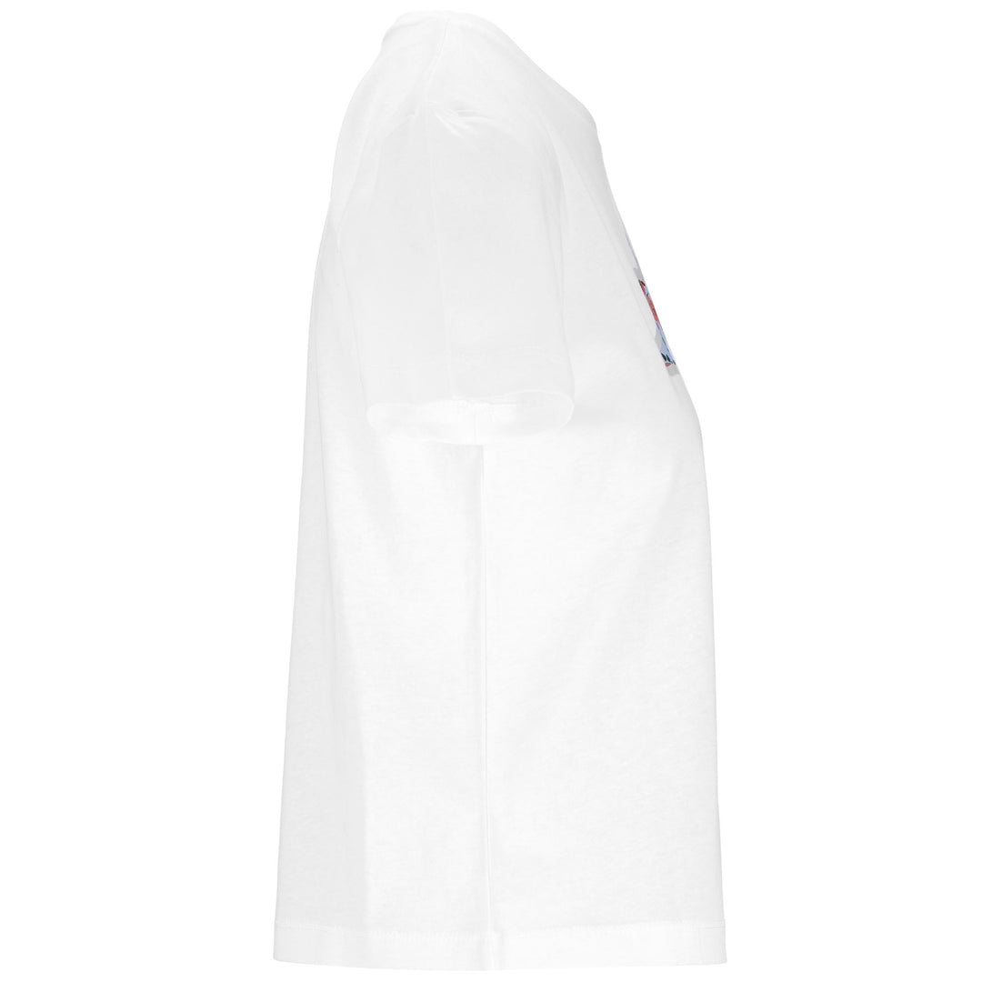 T-ShirtsTop Woman LOGO EMILIA T-Shirt WHITE Dressed Front (jpg Rgb)	