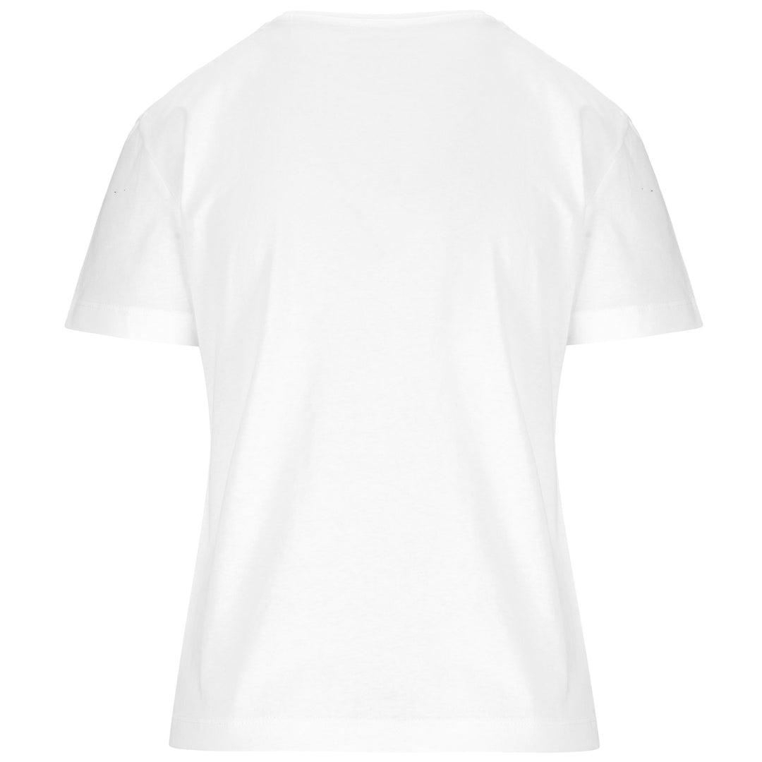 T-ShirtsTop Woman LOGO EMILIA T-Shirt WHITE Dressed Side (jpg Rgb)		