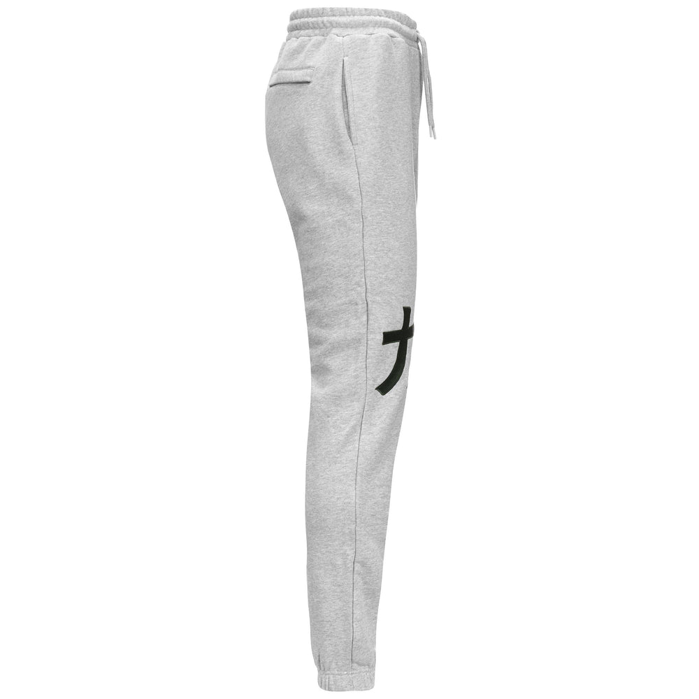 Pants Man AUTHENTIC  JPN GIAPS Sport Trousers GREY MD MEL-GREEN CEDAR Dressed Front (jpg Rgb)	