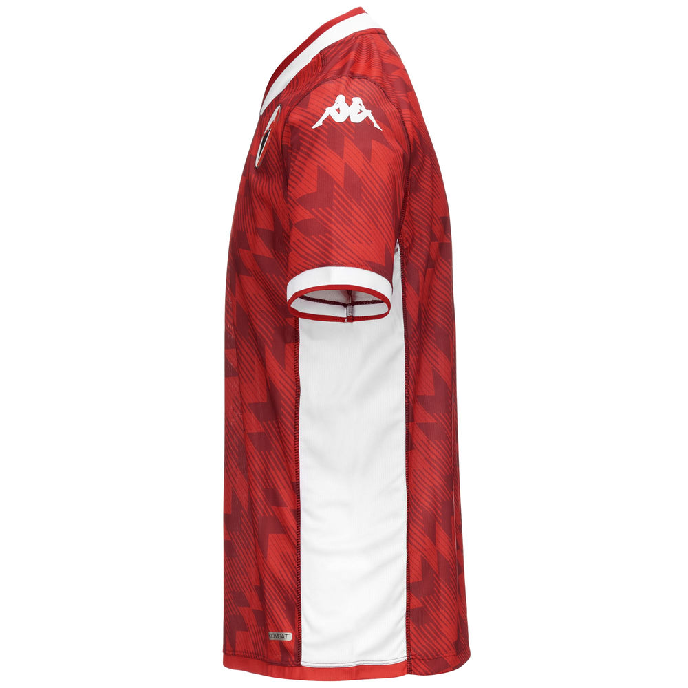 Active Jerseys Man KOMBAT 2024 BARI Shirt RED-WHITE Dressed Front (jpg Rgb)	