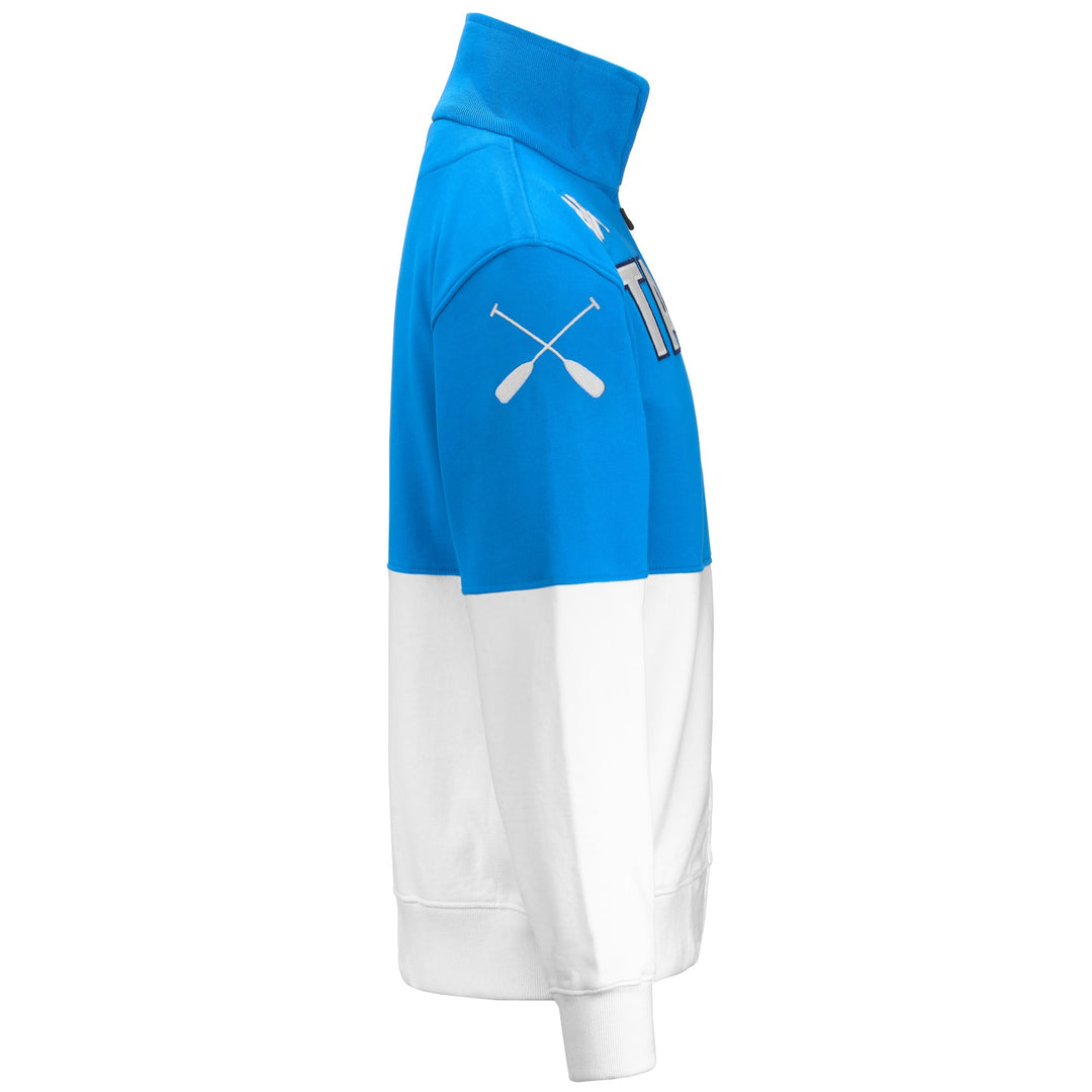 Fleece Man EROI JKT ITALIA FICK Jacket AZURE-WHITE Dressed Front (jpg Rgb)	