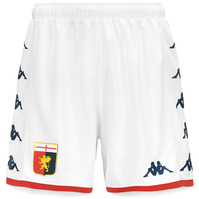 Shorts Man KOMBAT RYDER GENOA Sport  Shorts WHITE-RED Photo (jpg Rgb)			