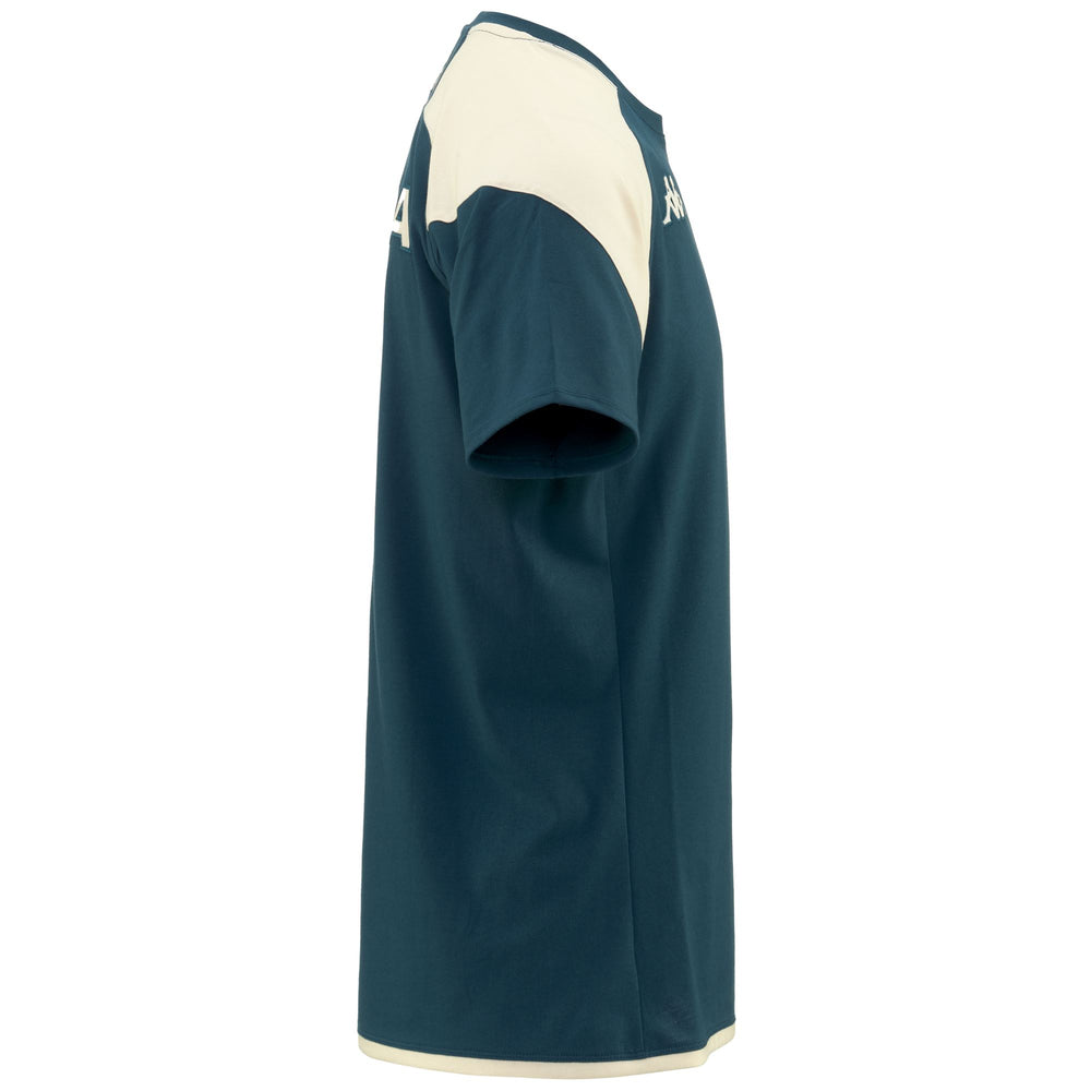 T-ShirtsTop Man AYBA 7 GENOA T-Shirt BLUE LEGION-BEIGE Dressed Front (jpg Rgb)	