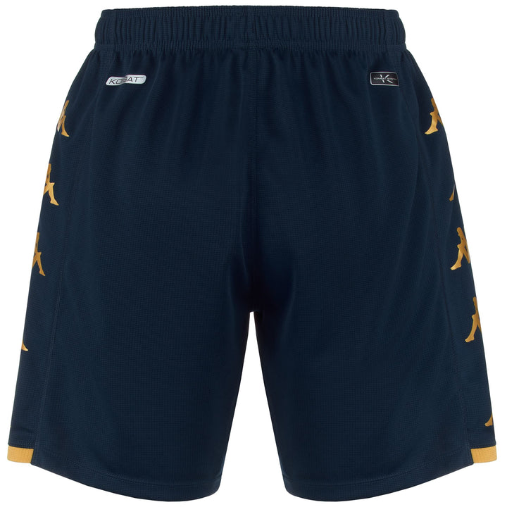Shorts Man KOMBAT RYDER GENOA Sport  Shorts BLUE DK-YELLOW GOLD RICH Dressed Side (jpg Rgb)		