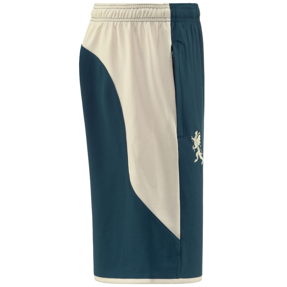 Shorts Man ALOZIP 7 GENOA Sport  Shorts BLUE LEGION-BEIGE Dressed Front (jpg Rgb)	