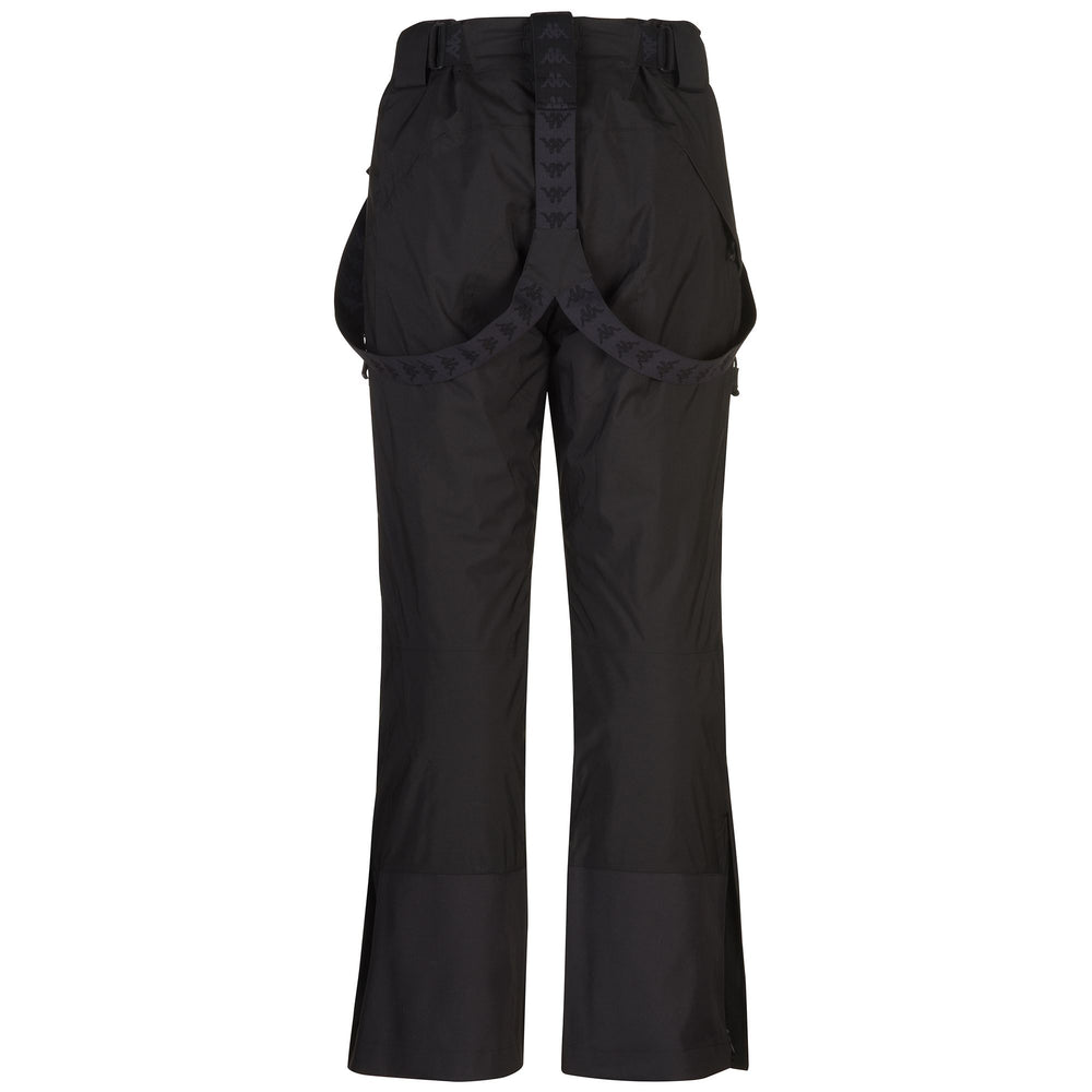 Pants Unisex 6CENTO 622S Sport Trousers BLACK TOTAL Dressed Front (jpg Rgb)	