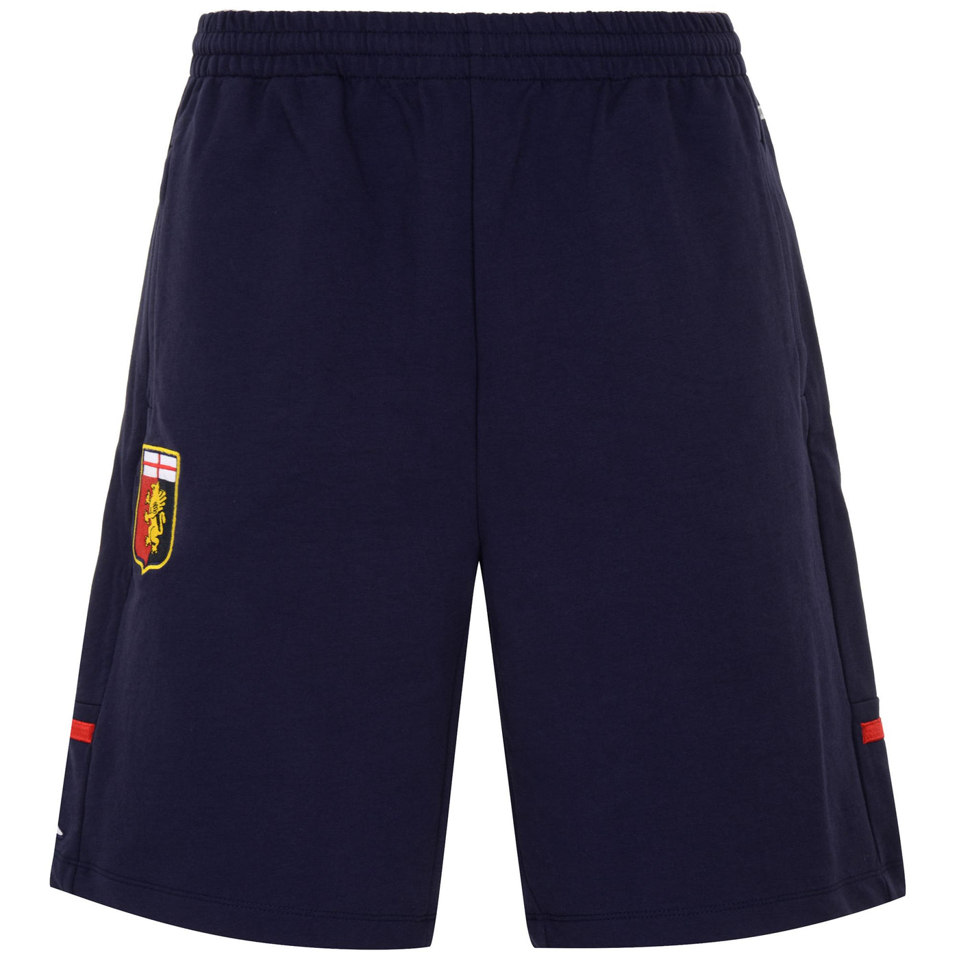 Shorts Man ALYZIP 4 GENOA FC Sport  Shorts BLUE MARINE-RED Photo (jpg Rgb)			