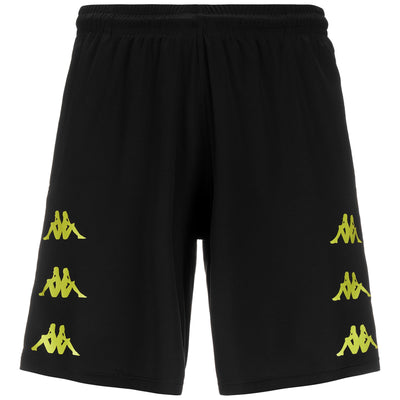 Shorts Man DORGOLIP Sport  Shorts BLACK - GREEN SULPHUR Photo (jpg Rgb)			