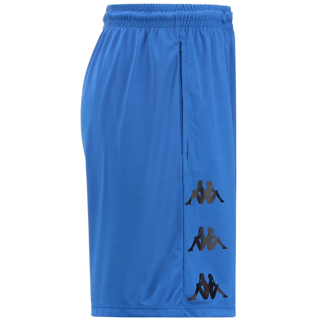 Shorts Man DORGOLIP Sport  Shorts BLUE SAPPHIRE - BLACK Dressed Front (jpg Rgb)	