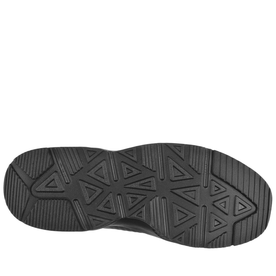 Sneakers Unisex  SANPUERTO Low Cut BLACK-GREY DK Dressed Front (jpg Rgb)	