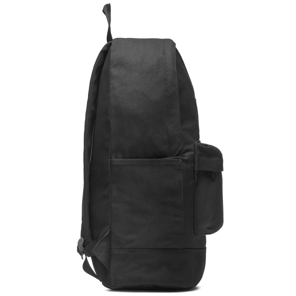 Bags Unisex AUTHENTIC  VILELMO Backpack BLACK-WHITE Dressed Front (jpg Rgb)	