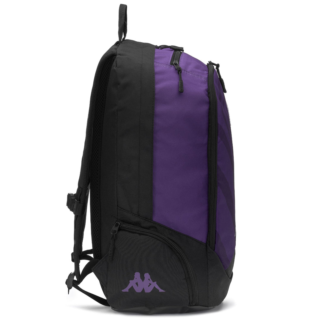 Bags Unisex APACK 5 FIORENTINA Backpack VIOLET INDIGO - BLACK Dressed Front (jpg Rgb)	