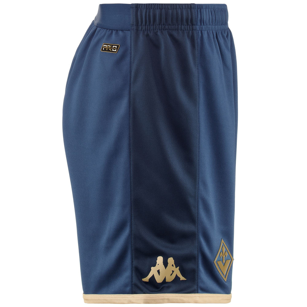 Shorts Man KOMBAT RYDER PRO FIORENTINA Sport  Shorts BLUE ROYAL-YELLOW GOLD Dressed Front (jpg Rgb)	